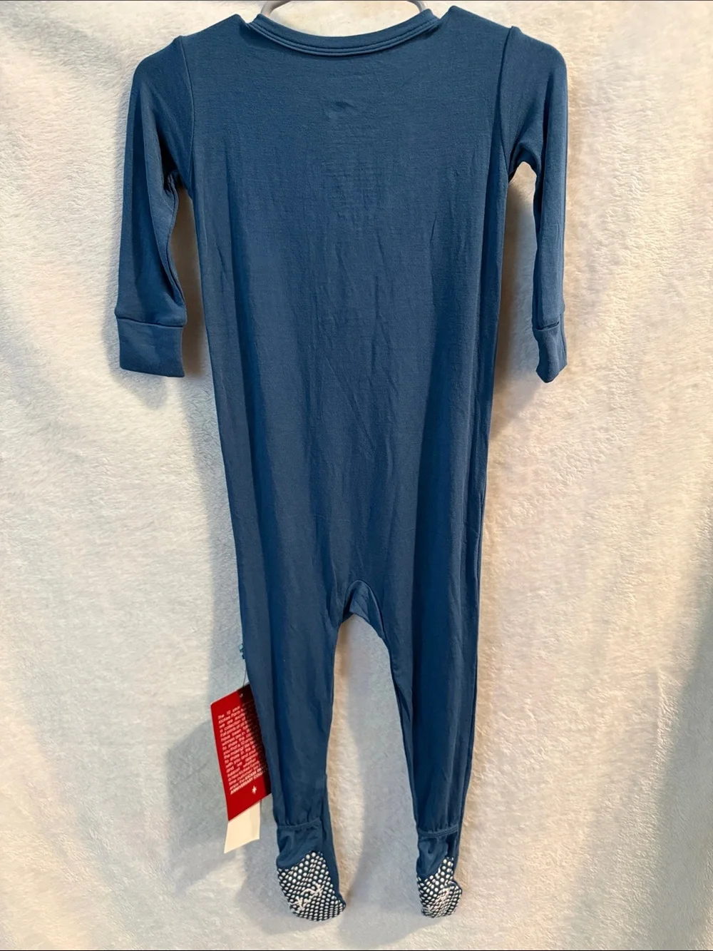 NWT Kickee Pants Basic Footie With Snaps Navy Blue One-Piece Size 18-24 Months
